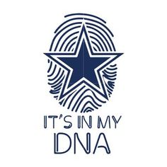 it's in my dna with a star and fingerprints on the background