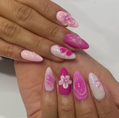 Nail Ideas Pink Short, Coquette Nail Designs, Coquette Nail Ideas, Nail Ideas Pink, Coquette Nail, Pink Summer Nails, Long Nail Designs