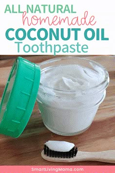 Coconut Oil Toothpaste Recipe, Diy Dog Toothpaste, Homemade Toothpaste Recipe, All Natural Toothpaste, Coconut Oil Toothpaste, Diy Toothpaste, Toothpaste Recipe, Homemade Coconut Oil, Homemade Toothpaste