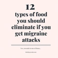 An introduction to the heal your headache migraine diet and the foods that trigger migraines. Learn about hidden msg, tyramine, and histamine foods. Food For Migraines Headache Relief, Migraine Prevention Diet, How To Prevent Migraines, Diet For Migraines, Exercises For Migraine, Foods To Avoid For Migraines, Diet For Migraine Sufferers, Anti Migraine Diet, Migraine Snacks