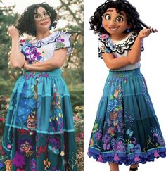 Mirabel Skirt, Encanto Dress, New Disney Movies, Princess Makeup, Disney Wedding Dresses, Disney Film