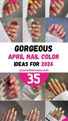 Trending Nails 2024 April, April Gel Nails Ideas 2024, April Nails 2024 Trends, April 2024 Nails Ideas, Nails For April 2024, 2024 April Nails, April Nail Ideas 2024, April May Nails, Sns Spring Nails Designs