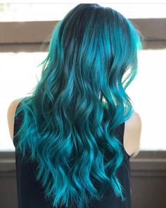 That blue is killer Trending Hair, Turquoise Hair, Hair Color Pastel