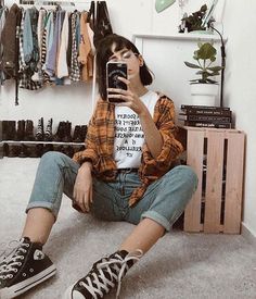 Moda Grunge, Look Grunge, Style Gothic, Super Outfit, 90's Fashion, K Fashion, Hipster Outfits, Grunge Look, Grunge Girl