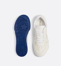 The season's new Dior One sneaker showcases the House's savoir-faire with a modern creation. Crafted in white calfskin, it is distinguished with perforated inserts that reveal the Dior Oblique motif. A star embellishes the insole, while the tongue features the 'Christian Dior PARIS' signature. The sneaker will complete all of the season's casual outfits.. 35.5 Denim Swimsuit, Dior Star, Christian Dior Paris, Dior Paris, Icon Shoes, Ballerina Pumps, Dior Oblique, Dior Book Tote, Christian Dior Couture