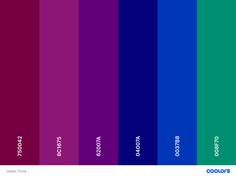 an image of the color scheme for different colors