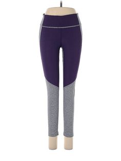 Outdoor Voices Yoga Pants Size: Medium Purple Activewear - used. 14% Spandex, 86% Polyester, Cropped, Color Block, Low Rise | Outdoor Voices Yoga Pants - Low Rise: Purple Activewear - Size Medium Purple Yoga Pants, Purple Yoga, Outdoor Voices, Medium Purple, Active Wear For Women, Yoga Pants, Low Rise, Color Block, The Voice