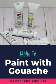 how to paint with gouache for acrylic and eyeliners on wood