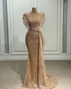 Baju Kahwin, Gold Mermaid, Long Evening Dress, Prom Dresses Sleeveless, Evening Dress Fashion, فستان سهرة, Dresses Elegant, Evening Dresses Long, Dress Fashion