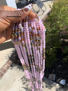 Enjoy these gorgeous WaistBeads made exclusively for you. Uses of Waist beads ★ Cultural and Spiritual Reasons ★Waist beads as ornaments as well as for symbolic adornment, ★ which serves as a sign of wealth, femininity or aristocracy, as well as spiritual well-being. ★ Weight-loss Management ★Self Love/ Confidence ​ Cheap Large Spiritual Beads, Body Jewelry Diy, Waist Beads African, Girly Bracelets, Dope Jewelry Accessories, Waist Jewelry, Hippie Aesthetic, Earthy Jewelry, Belly Jewelry