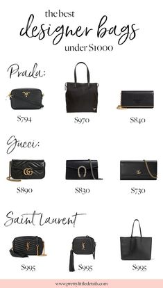 Luxury Bags Collection, Best Designer Bags, Designer Totes, Classic Handbags, Classic Bags, Prada Handbags, Purses Designer, 가을 패션