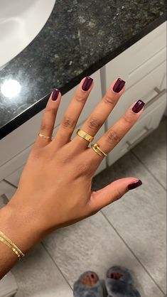 @bella2angel Fall Nude Nails, Trendy Short Nails, Shellac Nails Fall, Autumn Manicure, Kutek Disney, Squoval Nails, October Nails, Nagel Tips, Smink Inspiration