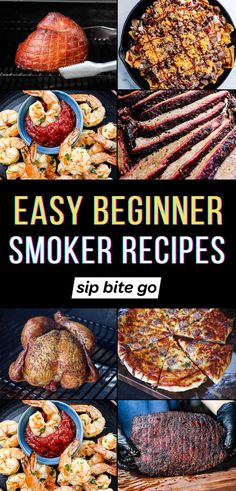 Easy Smoker Recipes For Traeger Pellet Grill Smoker Meals, Pizza Seafood, Vegetables Pizza, Smoked Pork Recipes, Easy Smoker Recipes