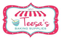 the logo for tesa's baking supplies