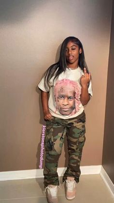 Follow for more 
 • Kierstonsphotodump Fly Fits, Swag Outfits For Girls, Tomboy Style Outfits, Camo Pants, Streetwear Fashion Women, Cute Swag Outfits, Tomboy Fashion