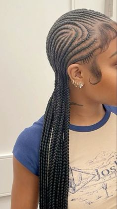 Twisted Hair, Braided Hairstyles For Black Women Cornrows, Feed In Braids Hairstyles, Cute Braided Hairstyles, Hairstyle Inspo, Braids Hairstyles Pictures