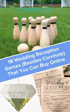 the wedding reception games besides corbhole that you can buy online