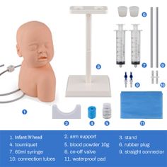 infant head, Infant Scalp Intravenous(IV) Injection Practice Model Confidence