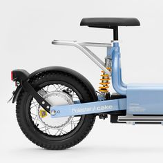 an electric scooter is shown on a white background with no people around it