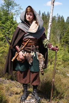 Costume Viking, Armor Clothing, Hunter Outfit, Larp Costume, Medieval Costume, Medieval Clothing, Fantasy Costumes, The Hunter, Medieval Fantasy