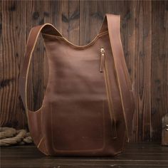 Woosir Anti-theft Personalized Backpack Leather Rucksack Leather Shoulder Bag Men, Business Bags Men, Leather Business Bag, Retro Backpack, Leather Backpack For Men, Denim Bags, Leather Laptop Backpack, Casual Tote Bag, Anti Theft Backpack