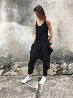 Black Linen Pants,Avant Garde Linen Pants, Baggy Pants, Black Harem Pants, Drop Crotch Pants, Loose Black Relaxed Fit Ankle-length Harem Pants, Black Relaxed Fit Parachute Pants For Summer, Baggy Black Harem Pants For Summer, Black Ankle-length Relaxed Fit Harem Pants, Summer Black Relaxed Fit Parachute Pants, Loosely Fitted Black Harem Pants For Summer, Black Hip Hop Harem Pants With Pockets, Black Baggy Casual Harem Pants, Black Straight Harem Pants For Streetwear