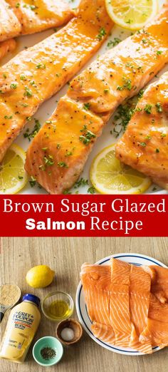 Roasted Glazed Salmon with a sweet brown sugar and dijon glaze. This recipe is so easy and bakes up so juicy, tender and flaky. It’s also a quick dinner idea (done in under 20 minutes) and roasted salmon pairs well with simple sides like rice and steamed veggies. Salmon Recipe Videos, Quick Salmon Recipes, Roasted Salmon Recipes, Brown Sugar Glazed Salmon, Simple Sides, Oven Roasted Salmon, Salmon Glaze Recipes, Brown Sugar Recipes, Easy Salmon Recipes