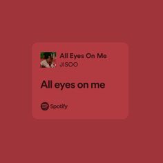 an all eyes on me sticker with the caption'all eyes on me '