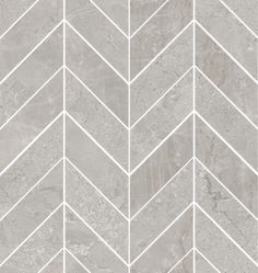 a white marble herringle tile wallpaper with grey and white lines on the side