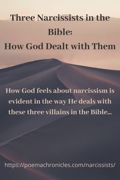 3 Narcissists in the Bible: How God Took Them Out - Poema Chronicles Narcissism Relationships, Narcissistic Personality, Narcissistic People, Narcissistic Mother, Love Your Family, Narcissistic Behavior, Personality Disorder, In A Relationship, Your Girl