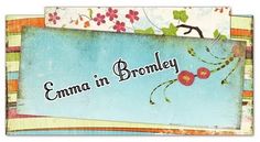 an old photo with the words emma in bromely on it