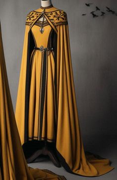 House Baratheon Dress, Baratheon Dress, Game Of Thrones Dress, Medieval Outfit, Got Costumes, King Outfit, Fair Outfits