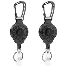 PRICES MAY VARY. 【Heavy Duty Badge Reel】This retractable badge holders is sturdy and durable with a stainless steel cord that holds up to 9 oz and has a quick rebound that won't slip. 【Retractable Badge Reel】The stainless steel cord of the retractable keychain stretches up to 31.5 inches and can be easily carried for use without having to remove the badge holder to spring back after use. 【Multi-functional Badge Holder】Our ID badge holders retractable with sturdy mountaineering carabiner, key rin Retractable Keychain, Retractable Badge Holder, School Supply Labels, Id Badge Reels, Outdoor Tent, Ink Toner, Retractable Badge Reel, Id Badge Holders, Stainless Steel Wire