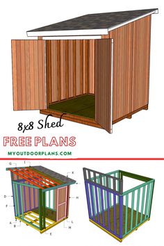 plans to build a shed with free plans for the roof and side panels on it