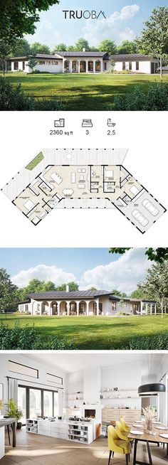 Modern house, classic house, arches Y Shaped House Plans, I Shaped House Plans, U Shape House Design Floor Plans, L Shape House Design Floor Plans, L Shaped House Plans 4 Bedroom, L Shape House Design Exterior, L Shape House Design, U Shape House, Arched Porch