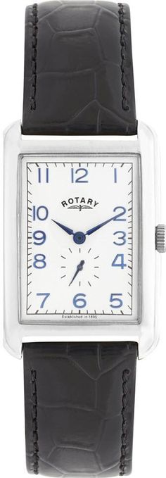 Rotary Watch Portland Mens #rotary #watch #watches #portland #mens #black #leather #rectangle #classic #traditional #simple #luxury #designer #design #style #fashion Simple Luxury, Affordable Watches, Antique Watches, Mens Black Leather, Square Watch