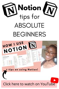 a poster with the words, tips for absolute beginners and how to use notation