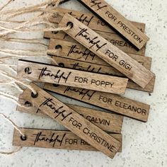 Napkin Tags, Thankful Napkin Tags, Thanksgiving, Thanksgiving Table, Thankful For, Thanksgiving Host, Place Card, Friendsgiving, Name Tags - Etsy Mexico