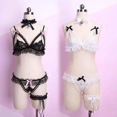 Set: Top Underwear Color: White Black Red Size Height(cm)(ft) Weight(Kg)(lbs) Cup 158-165/5.18-5.41 45-50/99.20-110.23 75-80B Lace Bralette Outfit, Pearl Ribbon, Bralette Outfit, Satin Lingerie, Trendy Swimwear, Cute Lingerie, Lingerie Outfits, Pretty Lingerie, Equestria Girls