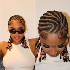 Cornrow Hairstyles Women, Black Women Cornrows Braids, Cornrow Natural Hair For Black Women, Styled Cornrows Black Women, Small Cornrows Designs, Cornrow Short Hairstyles, Black Girls Hairstyles Braids Short, Cornrows Without Extensions, Cornrow Ideas Natural Hair Braided