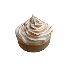 a cupcake with white frosting on top