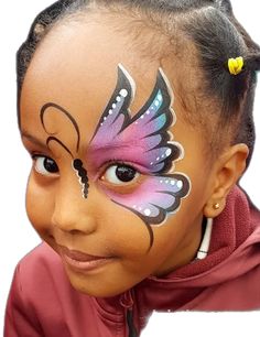 Simple Face, Butterfly Painting, Facepaint, Paint Ideas, Halloween Costume Ideas, Instagram A, Body Painting