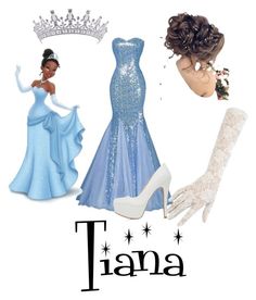 Tiana Princess And The Frog Inspired Outfits, Princess Tiana Themed Outfit, Princess Tiana Prom Dress Blue, Princess And The Frog Hoco Dress, Princess Tiana Dress Prom, Tiana Dress Inspired, Tiana Prom Dress, Princess Tiana Prom Dress, Princess Tiana Blue Dress