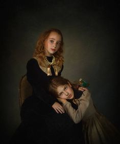 Original Art Digital/Photo/Color Photography, measuring: 54.65W x 65.07H x 1D cm, by: Svetlana Melik-nubarova (Kazakhstan). Styles: Figurative, Portraiture, Illustration, Photorealism. Subject: Portrait. Keywords: Girls, Portrait, Studio, Beauty, Classic, Sisters, Art. This Digital/Photo/Color Photography is one of a kind and once sold will no longer be available to purchase. Buy art at Saatchi Art. Painterly Portraits, Studio Family Portraits, Heirloom Portraits, Sister Poses, Fine Art Portrait Photography, Backdrop Photography, Studio Photography Poses, Fine Art Portraiture, Fine Art Portraits