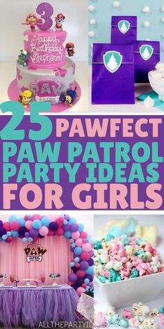 25 paw patrol party ideas for girls