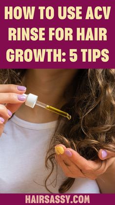 How to Use ACV Rinse for Hair Growth Apple Cider Vinegar Hair, Apple Cider Vinegar Hair Rinse, Acv Rinse, Vinegar Hair Rinse, Apple Cider Vinegar Rinse, Vinegar Rinse, Hair Rinse, Healthy Scalp, Cider Vinegar