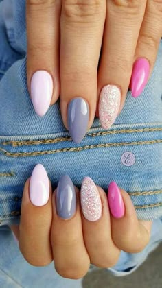 Acrylic Nails Natural, Nagel Stamping, Unghie Sfumate, Summer Nail Art, Pastel Nails, Neon Nails, Nails Desing, Beautiful Nail Designs, Dipped Nails