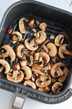 how to make caramelized mushrooms in an air fryer