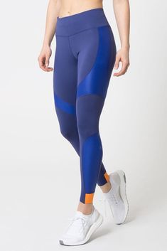 Runaway Color Block Metallic Panel Leggings - Blueberry Diva Boutique, Panel Leggings, Color Block Leggings, Comfy Leggings, Color Bands, Leggings Design, Moisture Wicking Fabric, Passion For Fashion, Women's Leggings