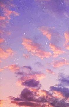 Purple Clouds, Pastel Sky, Purple Wallpaper Iphone, Cloud Wallpaper, Wallpaper Pastel, Picture Collage Wall, Pastel Pink Aesthetic, Pink Wallpaper Iphone, Pretty Sky